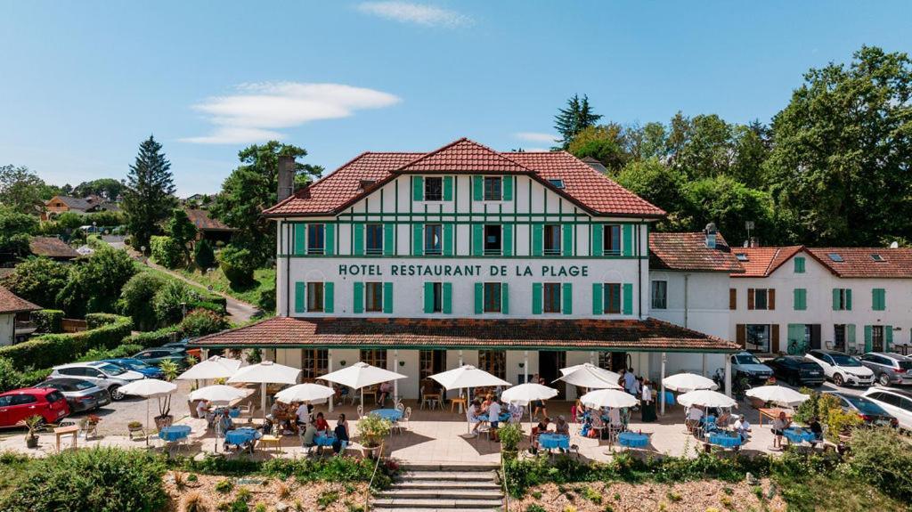 Hotel De La Plage Excénevex Exterior foto